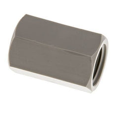 Socket G3/8'' Female Polypropylene (pp) 10bar (140.5psi) FDA 22mm Hex