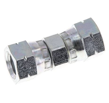 JIC Connector UNF 7/16''-20 Steel 310bar (4355.5psi)