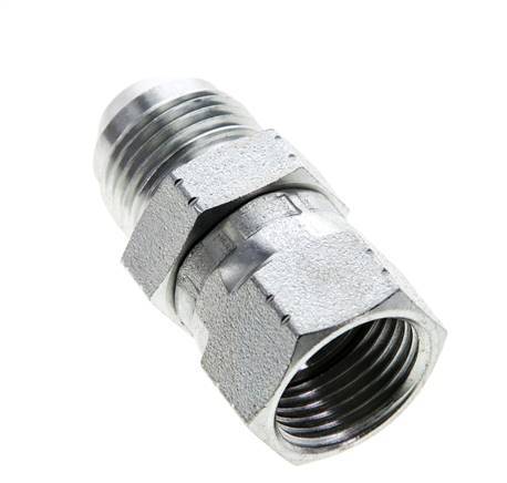 JIC Nipple UNF 3/4''-16 Male x Female Steel 275bar (3863.75psi)