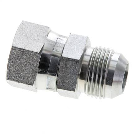 JIC Reducing Nipple UN 1-1/16''-12 Male x UN 1-1/16''-12 Female Steel 210bar (2950.5psi)