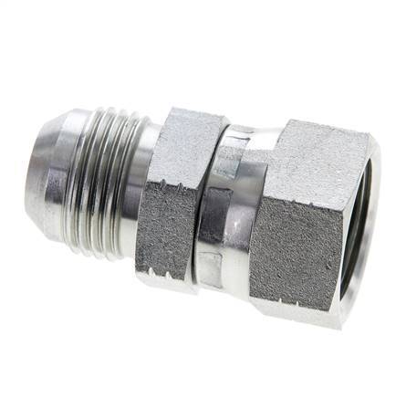 JIC Reducing Nipple UN 1-1/16''-12 Male x UN 1-1/16''-12 Female Steel 210bar (2950.5psi)