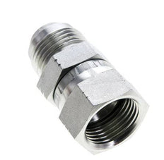 JIC Reducing Nipple UN 1-1/16''-12 Male x UN 1-1/16''-12 Female Steel 210bar (2950.5psi)