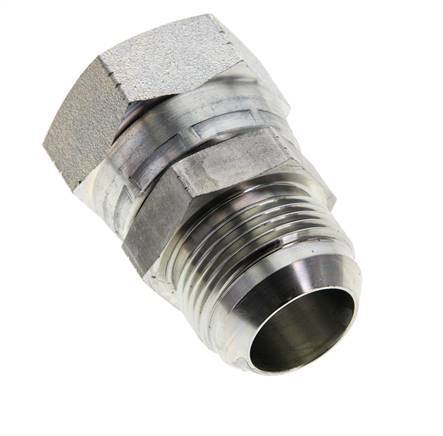 JIC Nipple UN 1-5/16''-12 Male x Female Steel 170bar (2388.5psi)