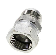JIC Nipple UN 1-5/16''-12 Male x Female Steel 170bar (2388.5psi)