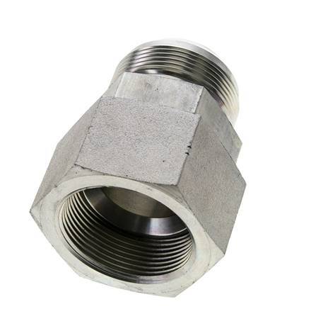 JIC Nipple UN 1-7/8''-12 Male x Female Steel 105bar (1475.25psi)