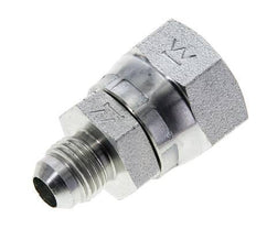JIC Reducing Nipple UNF 9/16''-18 Male x UNF 7/8''-14 Female Steel 210bar (2950.5psi)