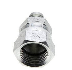 JIC Reducing Nipple UNF 9/16''-18 Male x UNF 7/8''-14 Female Steel 210bar (2950.5psi)