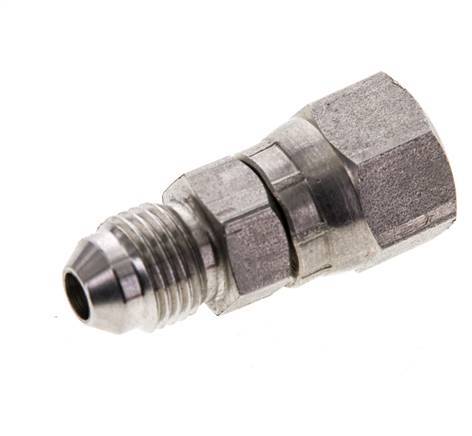 JIC Nipple UNF 1/2''-20 Male x Female Stainless Steel 275bar (3863.75psi)