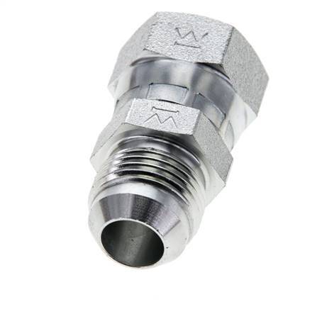 JIC Nipple UNF 7/8''-14 Male x Female Steel 210bar (2950.5psi)