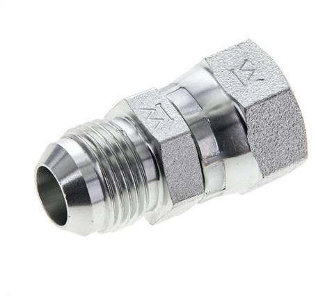 JIC Nipple UNF 7/8''-14 Male x Female Steel 210bar (2950.5psi)