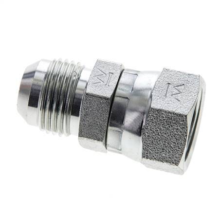 JIC Nipple UNF 7/8''-14 Male x Female Steel 210bar (2950.5psi)