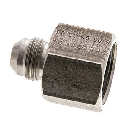 JIC Reducing Nipple UNF 3/4''-16 Male x UN 1-1/16''-12 Female Stainless Steel 210bar (2950.5psi)