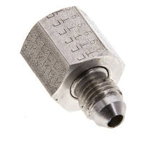JIC Reducing Nipple UNF 7/16''-20 Male x UNF 9/16''-18 Female Stainless Steel 275bar (3863.75psi)