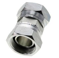 Reducing Straight Connector G1 1/4'' Female High Pressure Steel 60° Cone 150bar (2107.5psi) Hydraulic