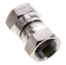 Reducing Straight Connector G3/4'' Female High Pressure Stainless Steel 60° Cone 175bar (2458.75psi) Hydraulic