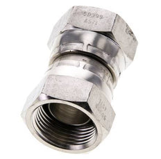 Reducing Straight Connector G3/4'' Female High Pressure Stainless Steel 60° Cone 175bar (2458.75psi) Hydraulic