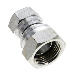 Reducing Straight Connector G3/4'' x G1'' Female High Pressure Steel 60° Cone 150bar (2107.5psi) Hydraulic