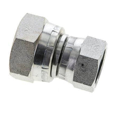 Reducing Straight Connector G3/4'' x G1'' Female High Pressure Steel 60° Cone 150bar (2107.5psi) Hydraulic