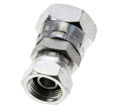 Reducing Straight Connector G3/8'' x G1/2'' Female High Pressure Steel 60° Cone 300bar (4215.0psi) Hydraulic