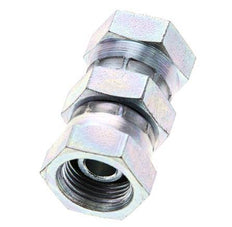 Reducing Straight Connector G3/8'' Female High Pressure Steel 60° Cone 425bar (5971.25psi) Hydraulic