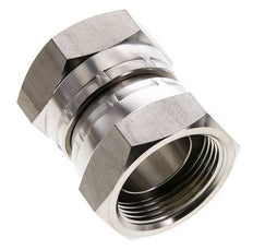 Reducing Straight Connector G1 1/4'' Female High Pressure Stainless Steel 60° Cone 150bar (2107.5psi) Hydraulic