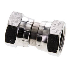 Reducing Straight Connector G1/2'' Female High Pressure Stainless Steel 60° Cone 300bar (4215.0psi) Hydraulic