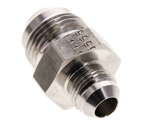 JIC Reducing Double Nipple UNF 3/4''-16 x UN 1-1/16''-12 Stainless Steel 210bar (2950.5psi)