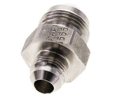JIC Reducing Double Nipple UNF 3/4''-16 x UN 1-1/16''-12 Stainless Steel 210bar (2950.5psi)
