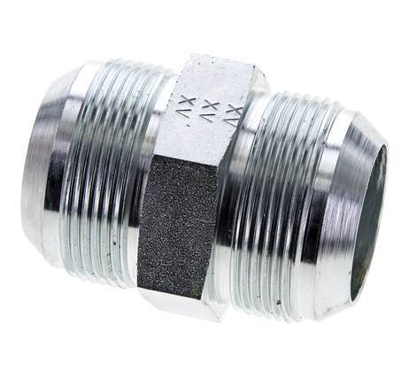 JIC Double Nipple UN 1-7/8''-12 Steel 100bar (1405.0psi)