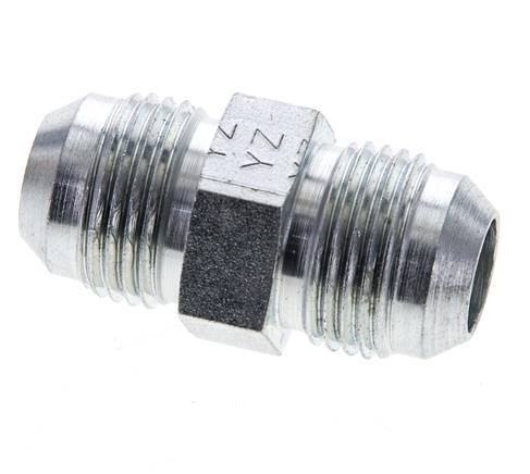 JIC Double Nipple UNF 7/8''-14 Steel 210bar (2950.5psi) [2 Pieces]