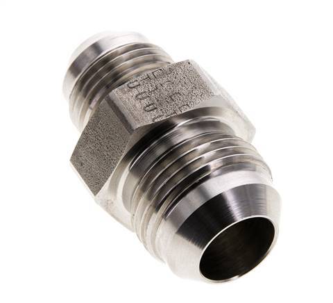 JIC Reducing Double Nipple UNF 7/8''-14 x UN 1-1/16''-12 Stainless Steel 210bar (2950.5psi)