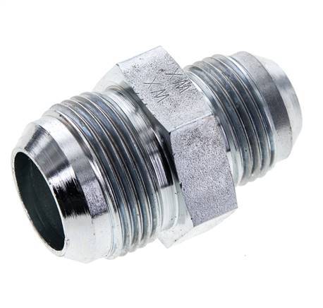JIC Reducing Double Nipple UN 1-1/16''-12 x UN 1-5/16''-12 Steel 170bar (2388.5psi)