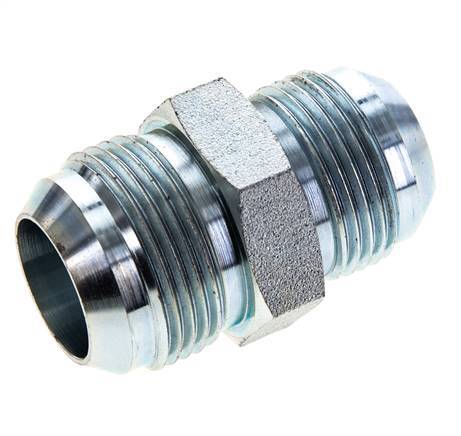 JIC Reducing Double Nipple UN 1-3/16''-12 x UN 1-5/16''-12 Steel 170bar (2388.5psi)