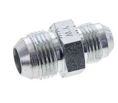 JIC Reducing Double Nipple UNF 3/4''-16 x UNF 7/8''-14 Steel 210bar (2950.5psi) [2 Pieces]