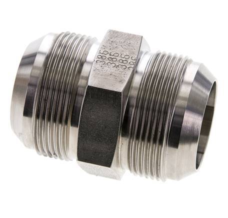 JIC Double Nipple UN 1-7/8''-12 Stainless Steel 100bar (1405.0psi)