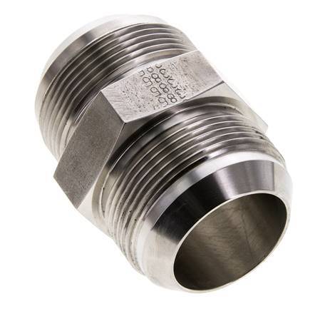 JIC Double Nipple UN 1-7/8''-12 Stainless Steel 100bar (1405.0psi)