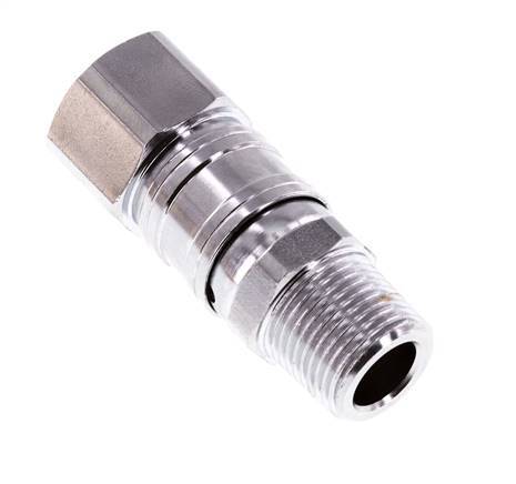 Rotary Joint R3/8'' Male x G3/8'' Female Nickel-plated Steel 15bar (210.75psi) for Tools