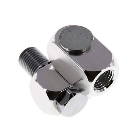 Rotary Joint R1/4'' Female x Male Z-shape Nickel-plated Brass 15bar (210.75psi)