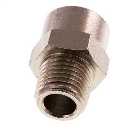 Threaded Extension 1/4'' R Male x Rp Female Nickel-plated Brass 16bar (224.8psi) [5 Pieces]