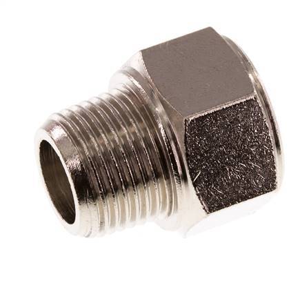 Threaded Extension 3/8'' R Male x Rp Female Nickel-plated Brass 16bar (224.8psi) [2 Pieces]