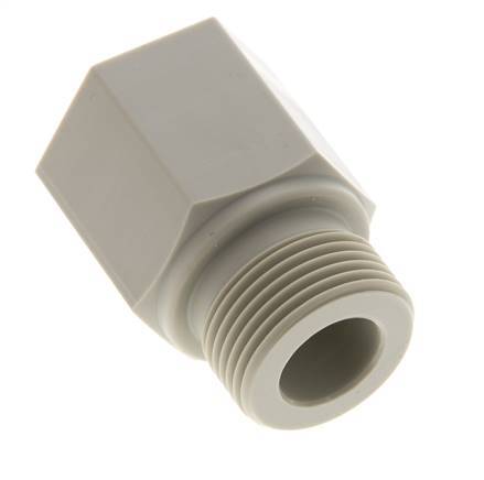 Threaded Extension G3/4'' Male x Female Polypropylene (pp) 10bar (140.5psi) FDA 32mm Hex
