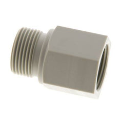 Threaded Extension G3/4'' Male x Female Polypropylene (pp) 10bar (140.5psi) FDA 32mm Hex