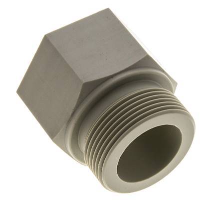 Threaded Extension G1 1/2'' Male x Female Polypropylene (pp) 10bar (140.5psi) FDA 55mm Hex