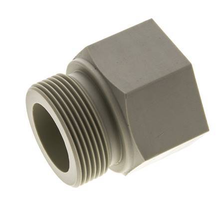 Threaded Extension G1 1/2'' Male x Female Polypropylene (pp) 10bar (140.5psi) FDA 55mm Hex