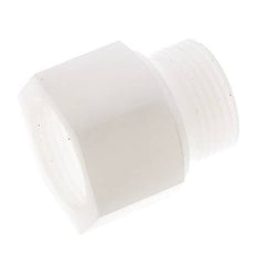 Threaded Extension G1'' Male x Female PVDF 10bar (140.5psi) FDA 43mm Hex