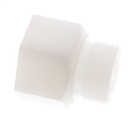 Threaded Extension G1'' Male x Female PVDF 10bar (140.5psi) FDA 43mm Hex