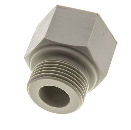 Threaded Extension G1'' Male x Female Polypropylene (pp) 10bar (140.5psi) FDA 43mm Hex