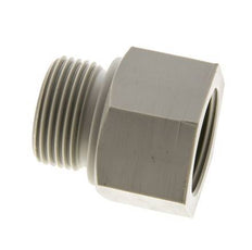 Threaded Extension G1'' Male x Female Polypropylene (pp) 10bar (140.5psi) FDA 43mm Hex