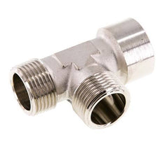 Tee Fitting Right Angle R1'' Male x G1'' Female Nickel-plated Brass 16bar (224.8psi)