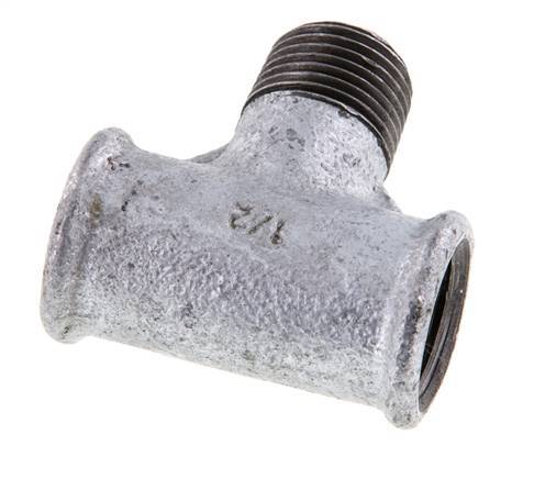 Tee Fitting R1/2'' Male x Rp1/2'' Female 25bar (351.25psi) [2 Pieces]